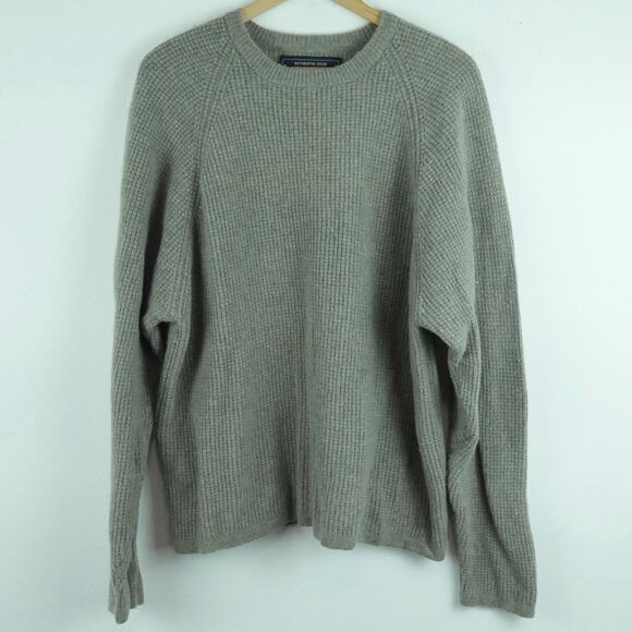 Vintage Abercrombie & Fitch Large Sweater Waffle Knit Wool...